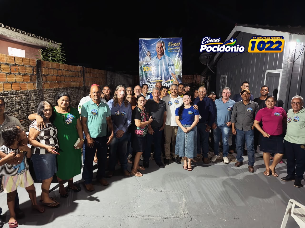 Elienai Pocidonio 1022 reúne lideranças religiosas e apoiadores em Alvorada do Oeste
