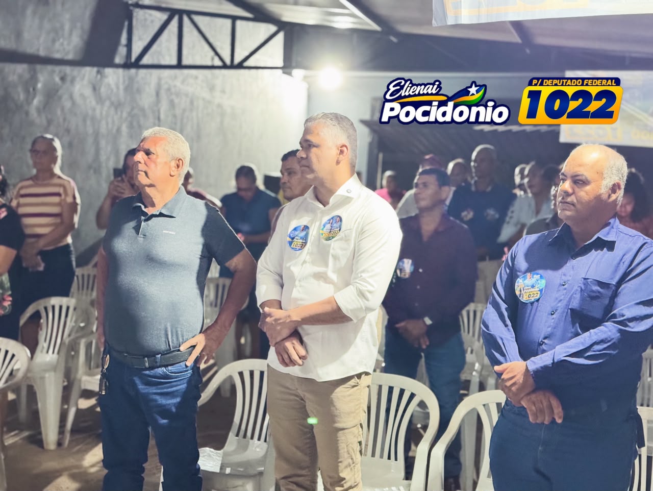 Elienai Pocidonio 1022 reúne lideranças religiosas e apoiadores em Alvorada do Oeste - imagem 2