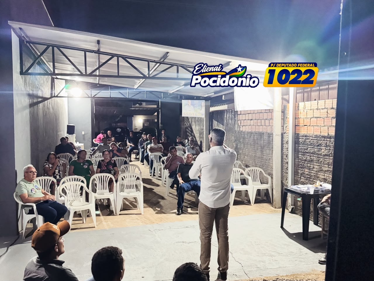 Elienai Pocidonio 1022 reúne lideranças religiosas e apoiadores em Alvorada do Oeste - imagem 3
